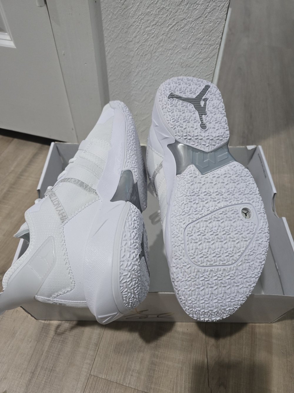 Jordan Why Not Zer0.4 All-White Athletic Sneakers......